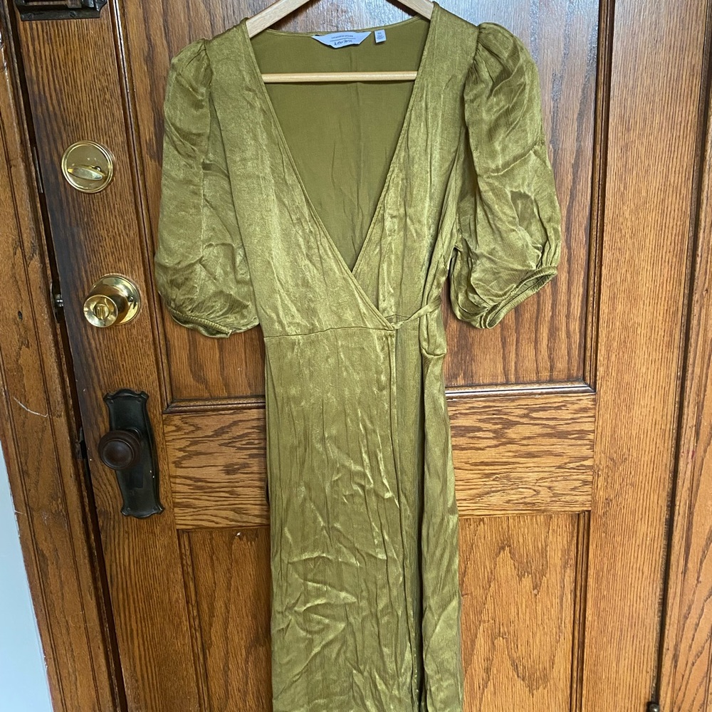 & other stories puff sleeve maxi dress